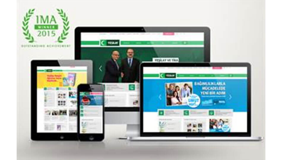 Yeşilay Web Sitesine Uluslararası ’Üstün Başarı’ ödülü